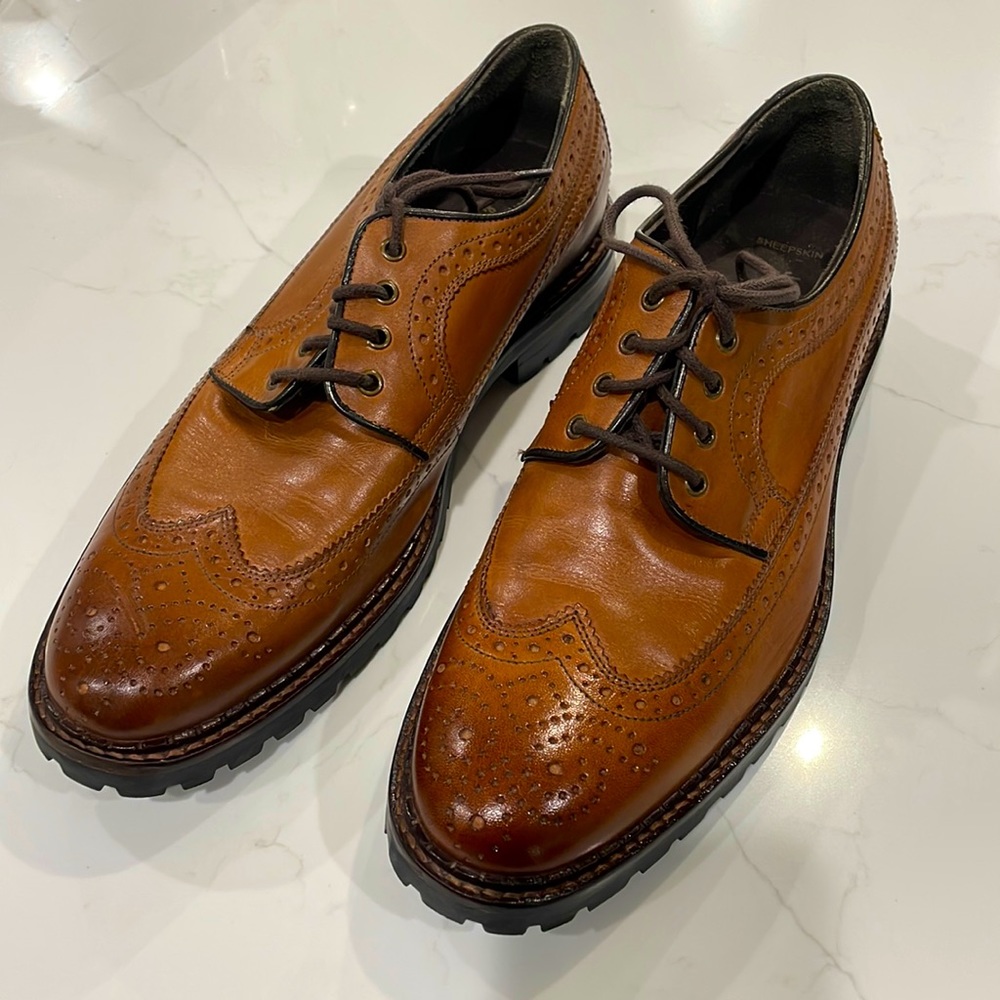 New Johnston & Murphy wingtip shoes